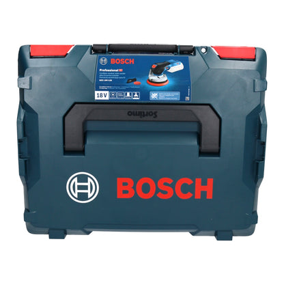 Ponceuse excentrique sans fil Bosch GEX 18V-125 Professional 18 V 125 mm sans balais + 1 batterie ProCORE 5,5 Ah + chargeur + L-Boxx