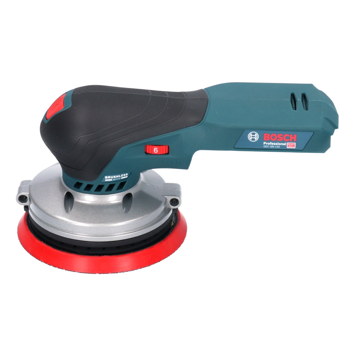 Bosch GEX 18V-125 Ponceuse excentrique professionnelle sur batterie 18 V 125 mm sans balais + 2x batterie ProCORE 5,5 Ah + chargeur + L-Boxx