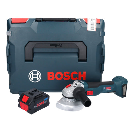 Bosch GWS 18V-10 Professional Akku Winkelschleifer 18 V 125 mm Brushless + 1x ProCORE Akku 5,5 Ah + L-Boxx - ohne Ladegerät