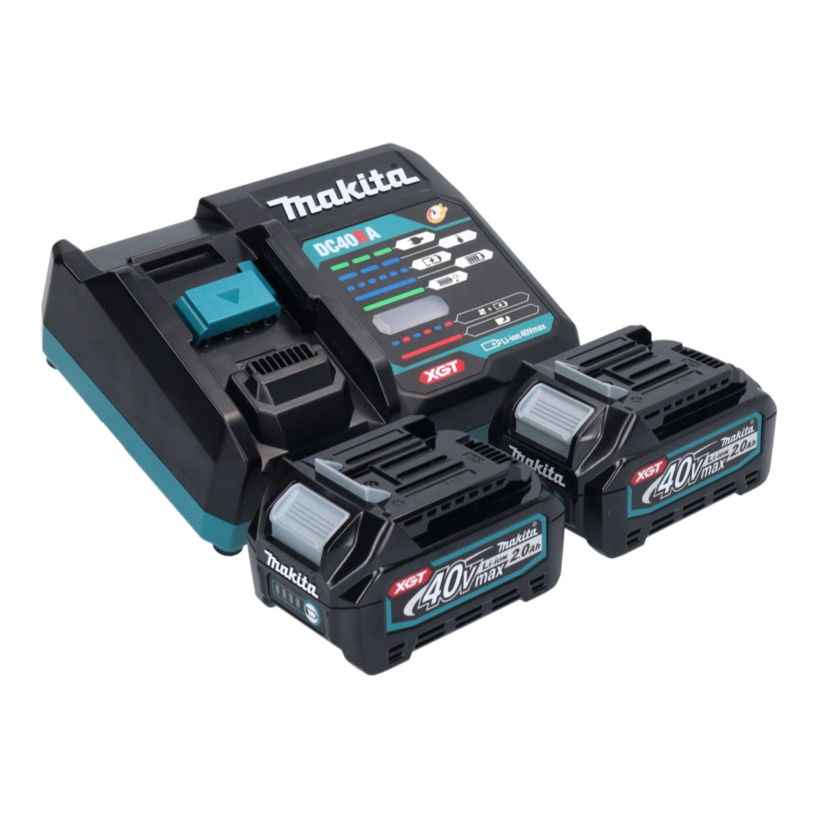 Makita DF 001 GA2 perceuse-visseuse sans fil 40 V max. 140 Nm XGT Brushless + 2x batteries 2,0 Ah + chargeur