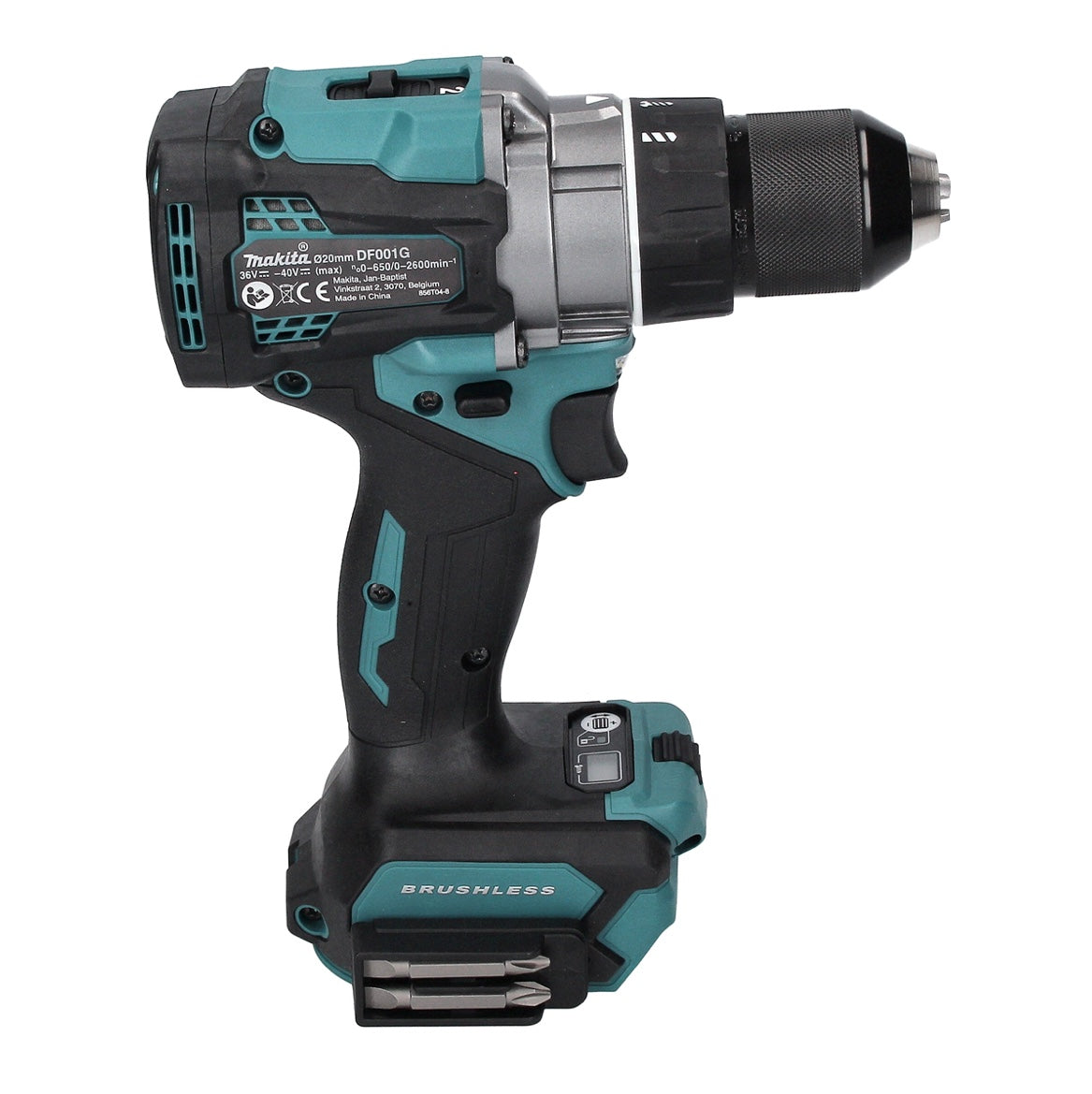 Makita DF 001 GA2 perceuse-visseuse sans fil 40 V max. 140 Nm XGT Brushless + 2x batteries 2,0 Ah + chargeur