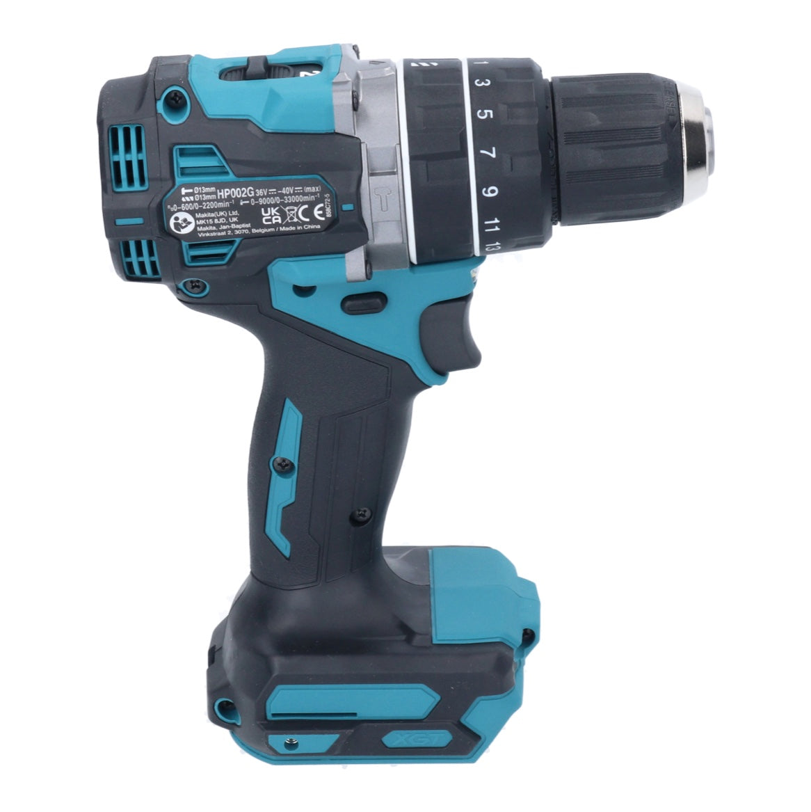 Makita HP 002 GA1 perceuse à percussion sans fil 40 V max. 64 Nm sans balais + 1x batterie 2,0 Ah - sans chargeur