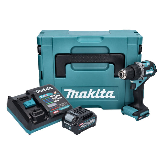 Makita DF 002 GA101 Akku Bohrschrauber 40 V max. 64 Nm Brushless XGT + 1x Akku 2,0 Ah + Ladegerät + Makpac