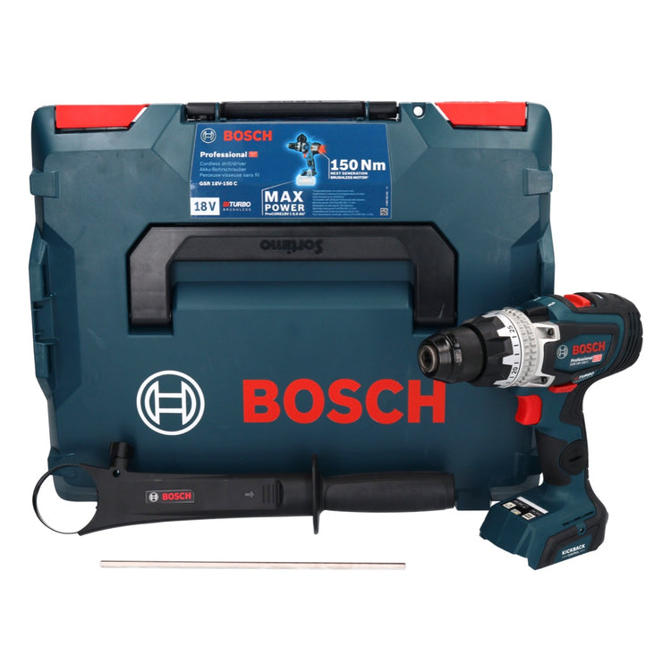 Bosch GSR 18V-150 C Professional Akku Bohrschrauber 18 V 150 Nm ( 06019J5002 ) Biturbo Brushless + L-Boxx - ohne Akku, ohne Ladegerät - Toolbrothers