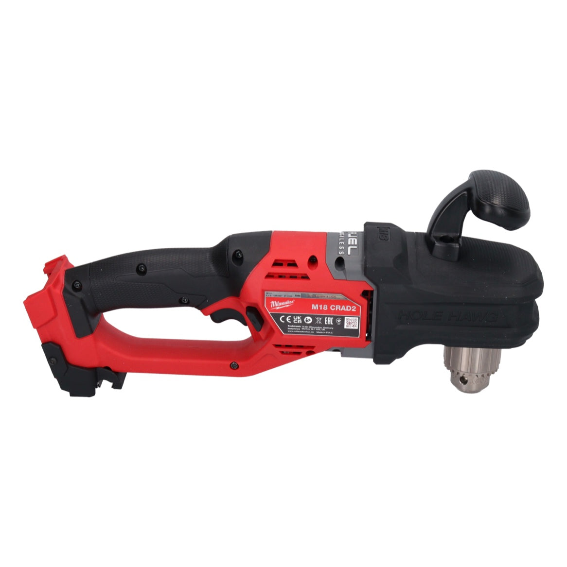 Perceuse d'angle sur batterie Milwaukee M18 CRAD2-401 18 V 30 Nm sans balai + 1x batterie 4,0 Ah + chargeur