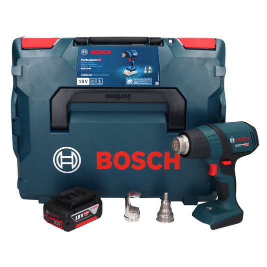 Bosch GHG 18V-50 Professional Akku Heissluftgebläse 18 V 300° C / 500° C + 1x Akku 5,0 Ah + L-Boxx - ohne Ladegerät - Toolbrothers