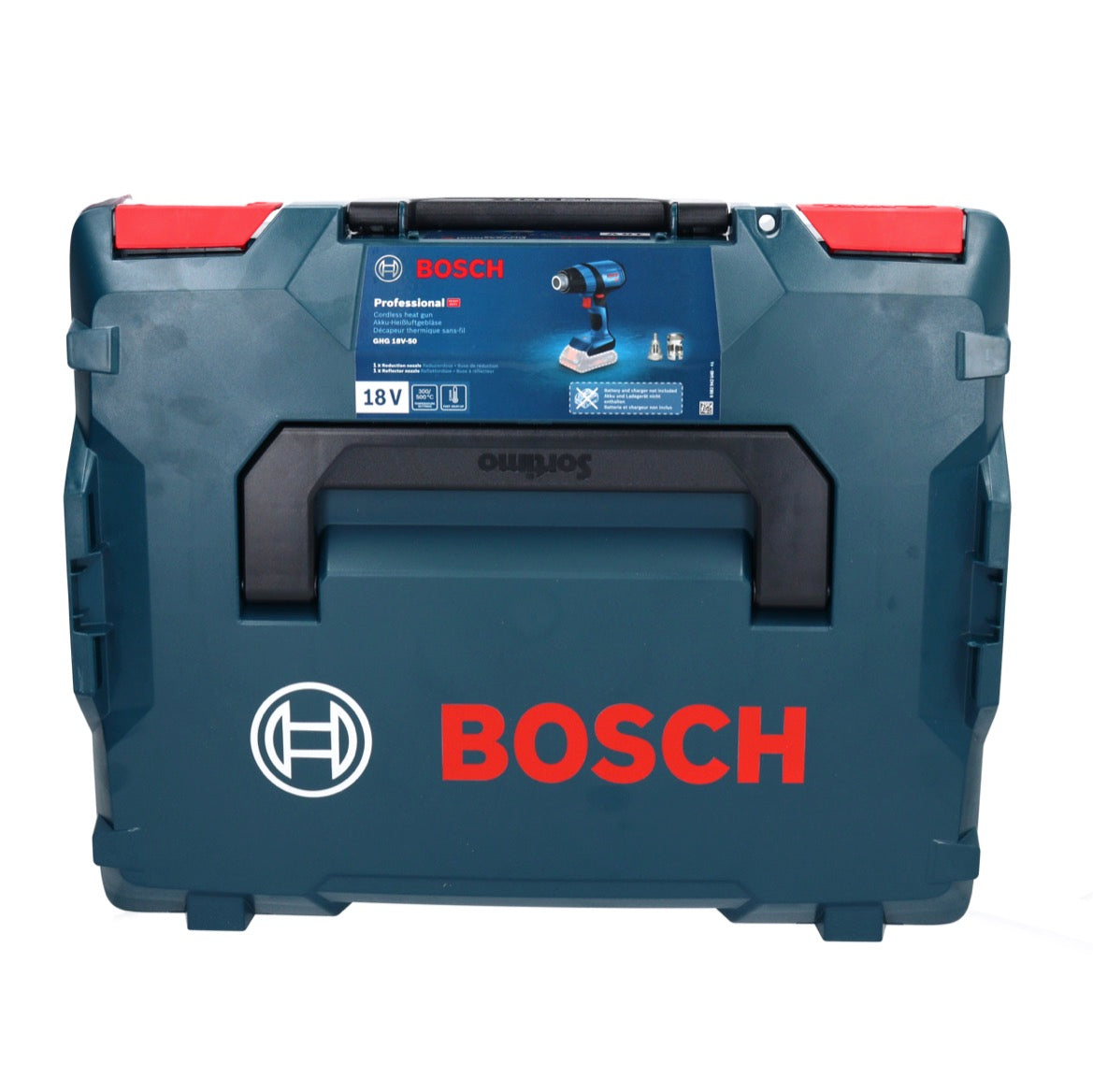 Souffleur à air chaud sur batterie Bosch GHG 18V-50 Professional 18 V 300° C / 500° C + 1x batterie ProCORE 5,5 Ah + chargeur + L-Boxx