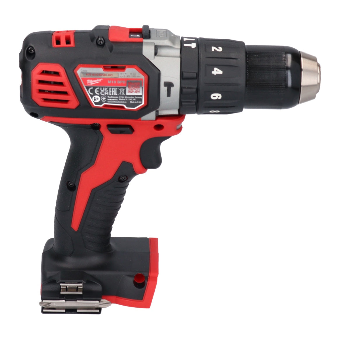 Perceuse à percussion sans fil Milwaukee M18 BPD-402 18 V 60 Nm + 2x batteries 4,0 Ah + chargeur