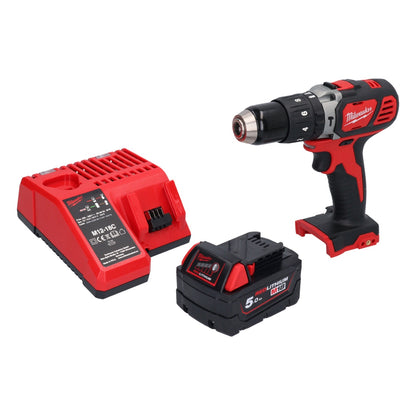 Milwaukee M18 BPD-501 Akku Schlagbohrschrauber 18 V 60 Nm + 1x Akku 5,0 Ah + Ladegerät