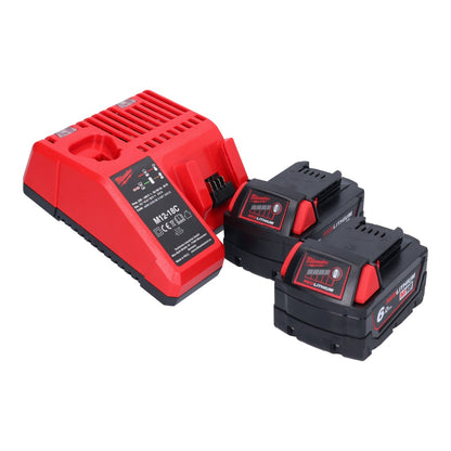 Milwaukee M18 BPD-602 Akku Schlagbohrschrauber 18 V 60 Nm + 2x Akku 6,0 Ah + Ladegerät