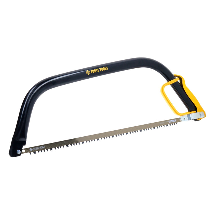 FORTE Tools Bügelsäge FT30 mit feststehendem Blatt für frisches, feuchtes Holz, Länge: 53 cm, schwarz, Premium Säge aus hochwertigem Stahl ( 000040031213 ) - Toolbrothers