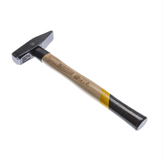 FORTE TOOLS Marteau de serrurier avec manche en bois, poids de tête 500 g, marteau avec manche en bois, outil premium, forgé, coin annulaire, tête peinte (000051151026)