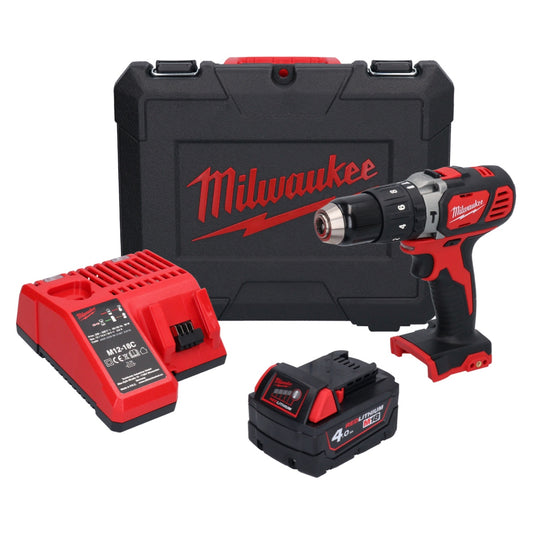 Milwaukee M18 BPD-401C Akku Schlagbohrschrauber 18 V 60 Nm + 1x Akku 4,0 Ah + Ladegerät + Koffer