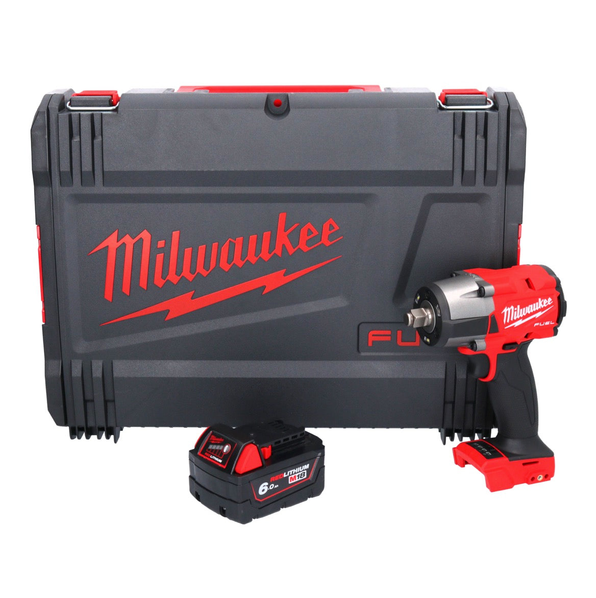 Clé à chocs sans fil Milwaukee M18 FMTIW2F12-601X 18 V 745 Nm 1/2" brushless + 1x batterie 6,0 Ah + boîtier HD - sans chargeur