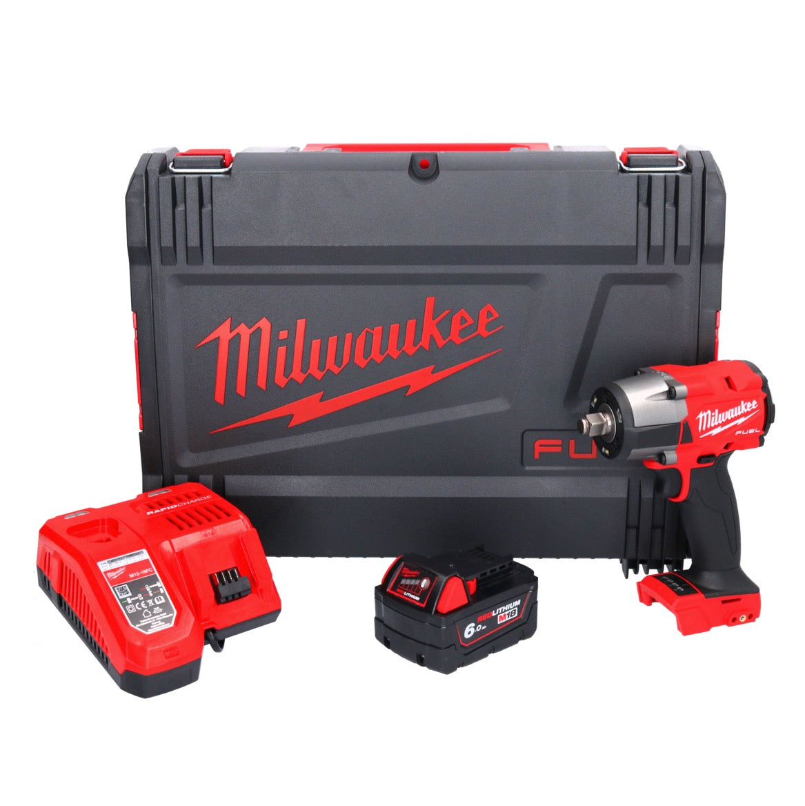 Milwaukee M18 FMTIW2F12-601X Akku Schlagschrauber 18 V 745 Nm 1/2" Brushless + 1x Akku 6,0 Ah + Ladegerät + HD Box