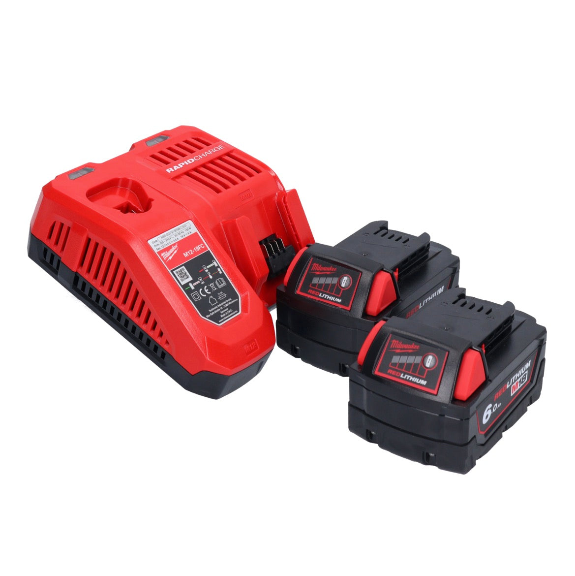 Clé à chocs sans fil Milwaukee M18 FMTIW2F12-602X 18 V 745 Nm 1/2" brushless + 2x batterie 6,0 Ah + chargeur + boîtier HD