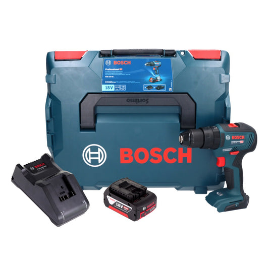 Bosch GSB 18V-55 Professional perceuse à percussion sans fil 18 V 55 Nm sans balais + 1x batterie 4,0 Ah + chargeur + L-Boxx