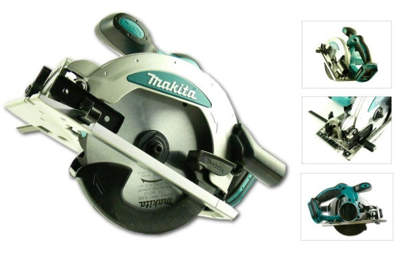 Makita BSS 610 RFE 18 V 165 mm Li-ion Akku Handkreissäge + 2x Makita BL1830 Akku + DC18RA Lader + Koffer - Toolbrothers