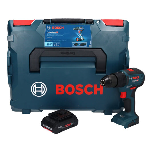 Bosch GSB 18V-55 Professional perceuse à percussion sans fil 18 V 55 Nm sans balais + 1x batterie ProCORE 4,0 Ah + L-Boxx - sans chargeur