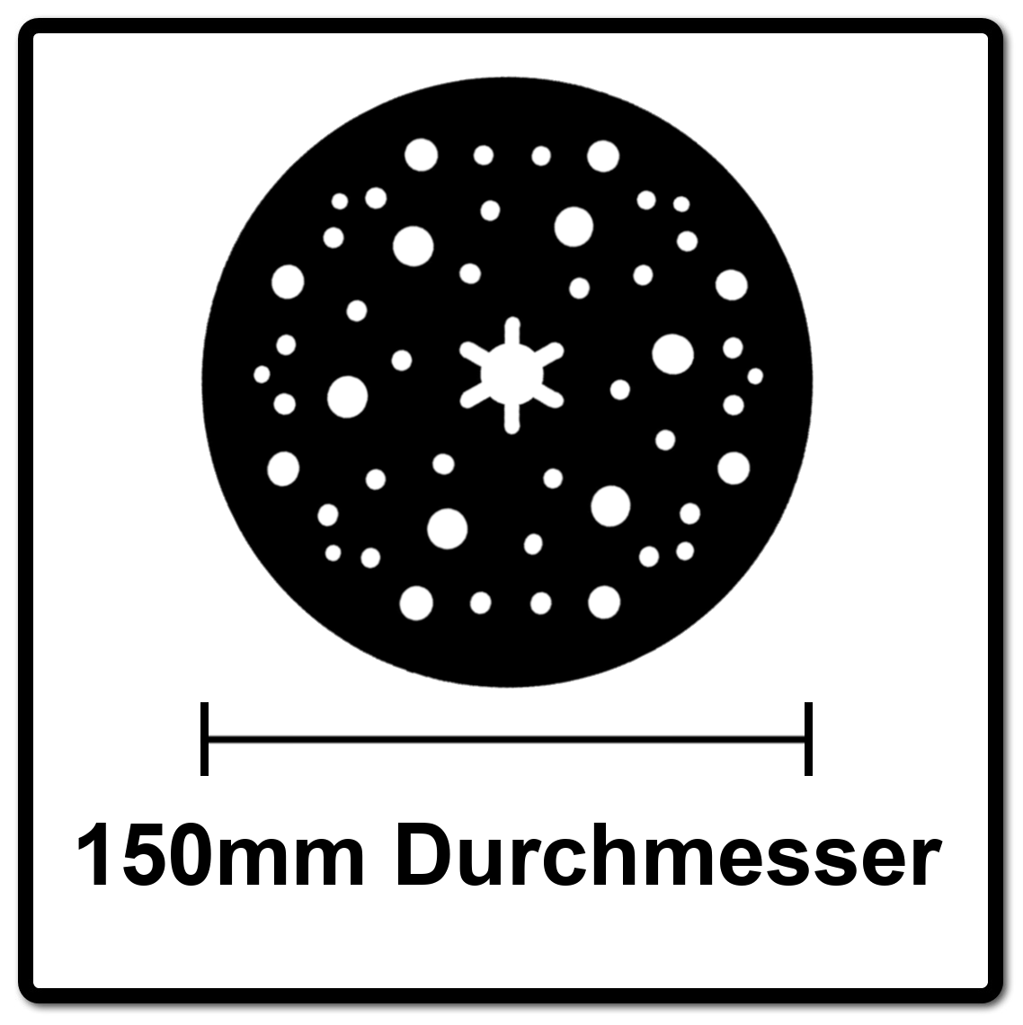 Mirka Abranet jeu de poignées pour disques abrasifs 2x 150 mm dur (2x 8292605021)