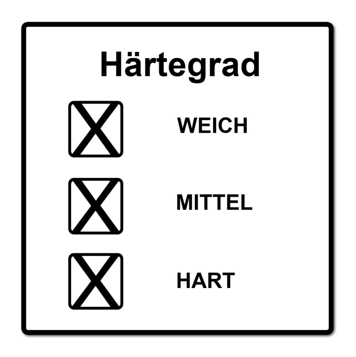 Mirka Abranet Schleifteller Grip Set 3 tlg. 150 mm Hart / Medium / Soft