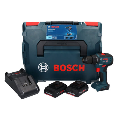 Bosch GSR 18V-55 Akku Bohrschrauber 18 V 55 Nm Brushless ( 06019H5204 ) + 2x ProCORE Akku 4,0 Ah + Ladegerät + L-Boxx - Toolbrothers