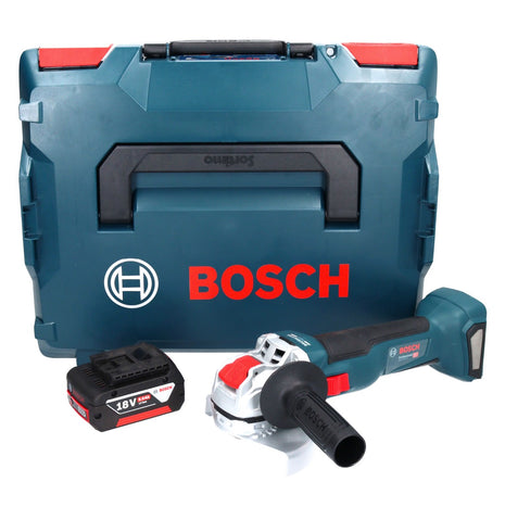 Meuleuse d'angle sans fil Bosch GWX 18V-10 Professional 18 V 125 mm X-LOCK Brushless + 1x batterie 5,0 Ah + L-Boxx - sans chargeur