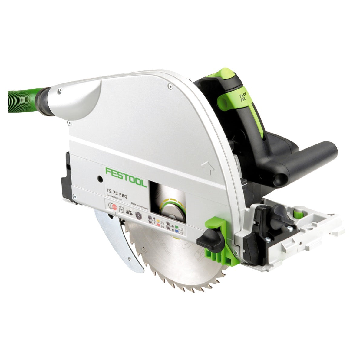 Festool TS 75 EBQ-Plus-FS Tauchsäge 1600 W 210 mm ( 576115 ) + Führungsschiene FS 1400/2 + Systainer - Toolbrothers