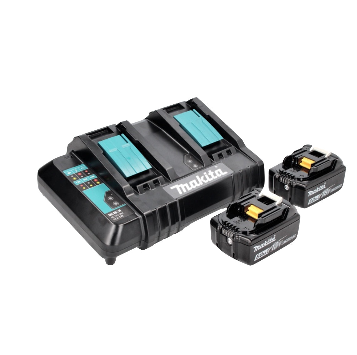 Makita DUP 361 CT sécateur à batterie 36 V (2x 18 V) + 2x batteries 5,0 Ah + double chargeur + sac