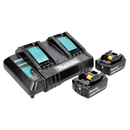 Makita DHR 280 CTJ marteau perforateur à batterie 36 V (2x 18 V) 2,8 J SDS-plus brushless + 2x batterie 5,0 Ah + double chargeur + Makpac