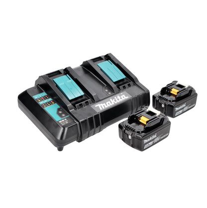 Makita DLM 382 CT2 tondeuse à gazon sans fil 36 V (2x 18 V) 38 cm 40 l + 2x batterie 5,0 Ah + double chargeur