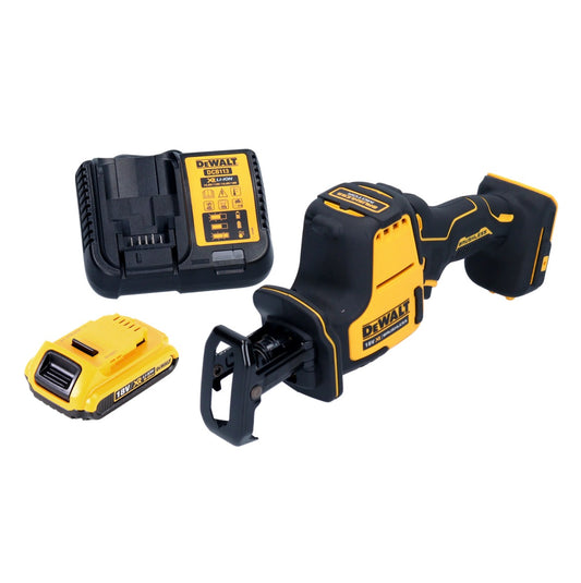 Scie sabre à batterie DeWalt DCS 369 D1 scie alternative 18 V sans balais + 1x batterie 2,0 Ah + chargeur