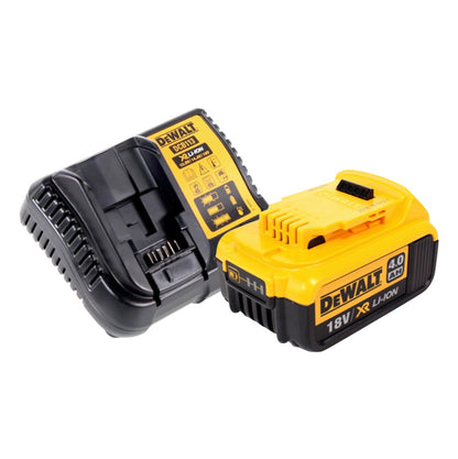 Scie sabre à batterie DeWalt DCS 369 M1, scie alternative 18 V sans balais + 1 batterie 4,0 Ah + chargeur