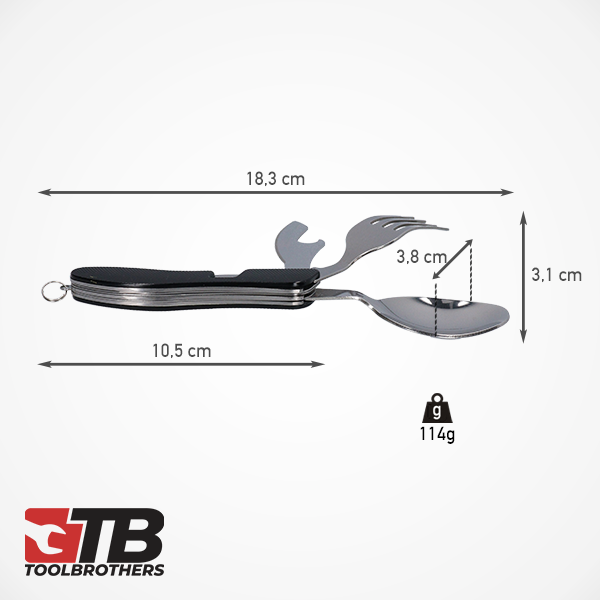 Toolbrothers Fan Lunchpaket in Makita Kühltasche mit Edelstahl Brotdose mit Trennfächern und Edelstahldeckel 1200 ml + Edelstahl Trinkflasche 500 ml + 4 in 1 Multifunktions Besteck - Toolbrothers