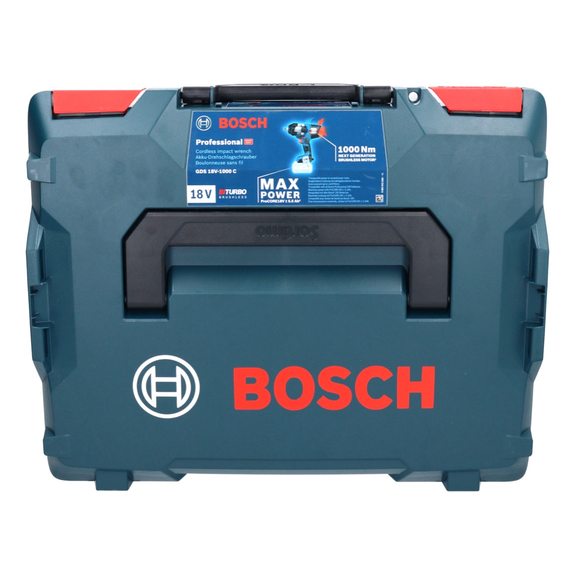 Bosch GDS 18V-1000 C Professional Akku Drehschlagschrauber 18 V 1000 Nm BITURBO Brushless + 1x ProCORE Akku 4,0 Ah + GCY 42 Bluetooth Modul + L-Boxx - ohne Ladegerät - Toolbrothers