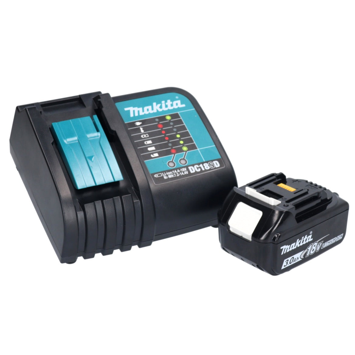 Makita DTD 152 SFX5 Clé à chocs sans fil 18 V 165 Nm + 1 batterie 3,0 Ah + chargeur + jeu d'accessoires 101 pièces + mallette