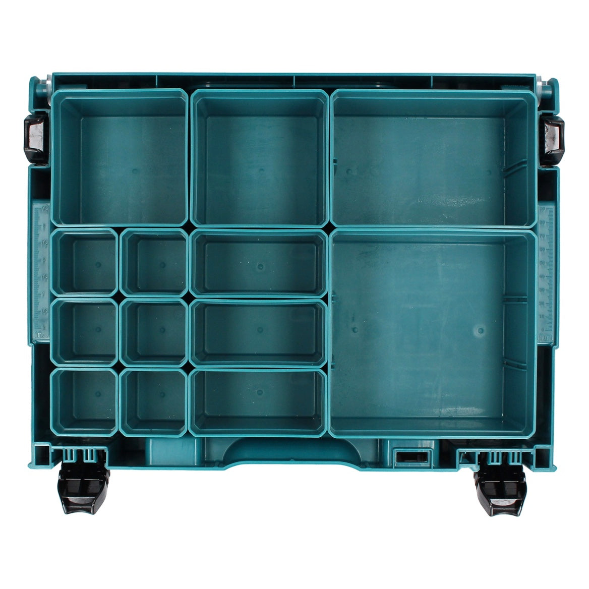 Makita MAKPAC 1 mallette de rangement pour petites pièces 395 x 295 x 110 mm (191X80-2) avec 13x insert de boîte