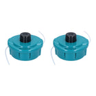 Makita 2x tête 2 filetages Tap&Go 2,4 mm M8 & M10 x 1,25 LH (2x B-02945) pour DUR182 / DUR187