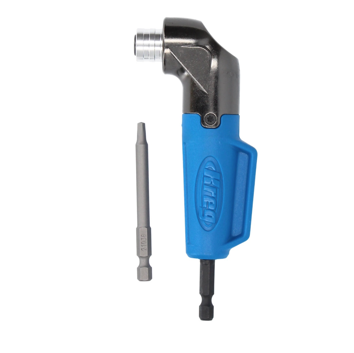 KREG KDRV-90DG 90° Pocket Hole Driver Winkelbohraufsatz blau - Toolbrothers