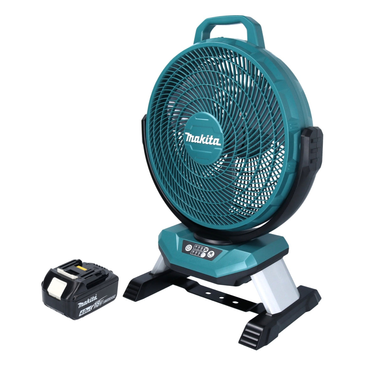 Makita DCF 301 M1 Akku Ventilator Lüfter 18 V 33 cm + 1x Akku 4,0 Ah - ohne Ladegerät - Toolbrothers