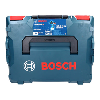 Bosch GSB 18V-150 C Professional perceuse à percussion sans fil 18 V 150 Nm Biturbo brushless + 1x batterie 5,0 Ah + L-Boxx - sans chargeur