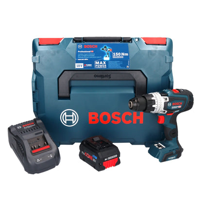 Bosch GSB 18V-150 C Professional perceuse à percussion sans fil 18 V 150 Nm Biturbo brushless + 1x batterie ProCORE 8,0 Ah + chargeur + L-Boxx