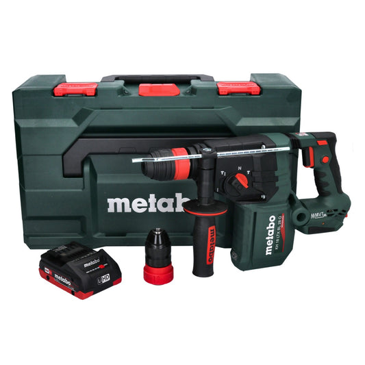 Metabo KH 18 LTX BL 28 Q Akku Bohrhammer 18 V 3 J SDS plus Brushless + 1x Akku 4,0 Ah + metaBOX - ohne Ladegerät