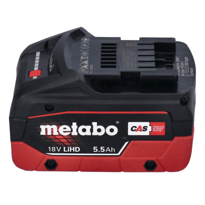 Metabo KH 18 LTX BL 28 Q Akku Bohrhammer 18 V 3 J SDS plus Brushless + 1x Akku 5,5 Ah + metaBOX - ohne Ladegerät