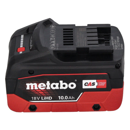 Marteau perforateur sur batterie Metabo KH 18 LTX BL 28 Q 18 V 3 J SDS plus brushless + 1x batterie 10,0 Ah + metaBOX - sans chargeur