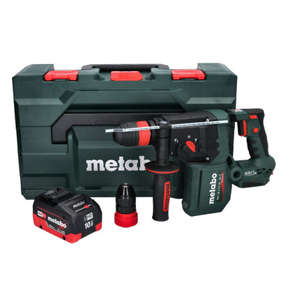 Marteau perforateur sur batterie Metabo KH 18 LTX BL 28 Q 18 V 3 J SDS plus brushless + 1x batterie 10,0 Ah + metaBOX - sans chargeur