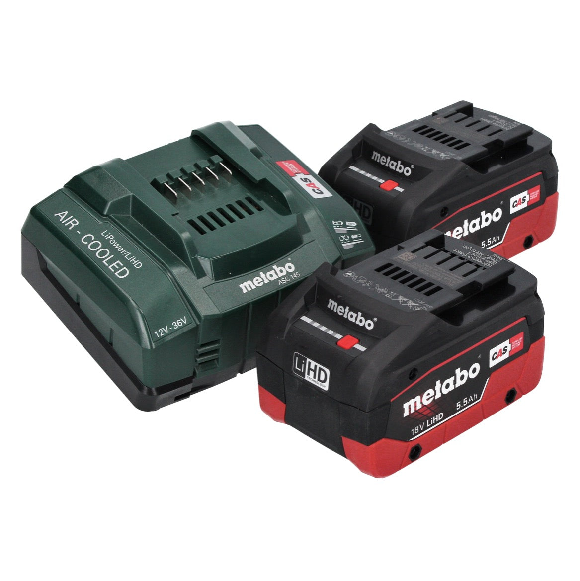 Marteau perforateur sans fil Metabo KH 18 LTX BL 28 Q 18 V 3 J SDS plus sans balais + 2 batteries 5,5 Ah + chargeur + jeu de 5 burins + metaBOX