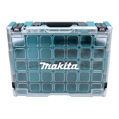 Makita MAKPAC 1 Organizer Set 2x Kleinteilekoffer 395 x 295 x 110 mm ( 2x 191X80-2 ) mit 13x Boxeinsatz