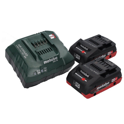 Clé à chocs sans fil Metabo SSD 18 LTX 200 BL 18 V 200 Nm 1/4" brushless (602396800) + 2x batterie 4,0 Ah + chargeur + métaBOX