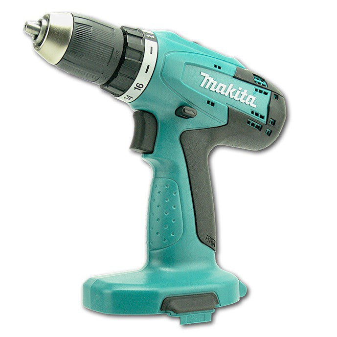 Makita 6391 18 V Ni-Cd / Ni-Mh Akku Bohrschrauber + 1x Dinotech Akku 18V - 3 Ah + Makita Ladegerät + Alu Koffer - Toolbrothers